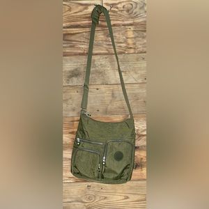 Oakarbo crossbody bag. Army green. Like new!!